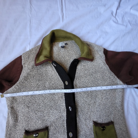 Vintage Clare By Icelandic Designs Knit Sweater Size XL Coastal Grandma Granny - Picture 5 of 10